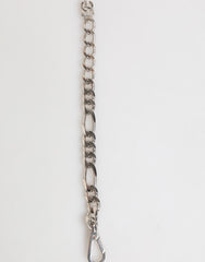 Dolce & Gabbana Silver Tone Brass Chain Lobster Clasp DG Logo Bracelet