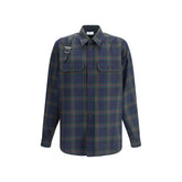 Alexander McQueen Green Polyester Pattern Shirt