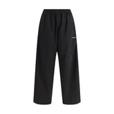 Balenciaga Black Polyester Casual Pants