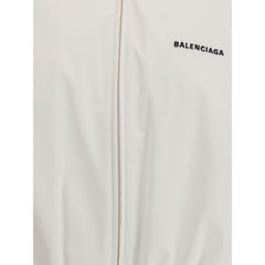 Balenciaga White Polyester Shell Jacket