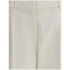 Brunello Cucinelli White Cotton Chino Pants