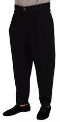 Dolce & Gabbana Black Cotton Stretch Loose Denim Trouser Jeans