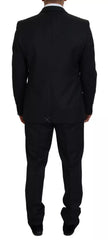 Dolce & Gabbana Melange Grey Wool 2 Piece MARTINI Suit