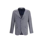 Brunello Cucinelli Blue Wool Blazer