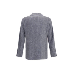 Brunello Cucinelli Blue Wool Blazer