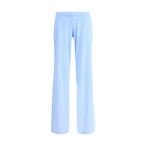 Balenciaga Light Blue Triacetate Casual Pants