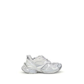 Balenciaga Silver Rubber Athletic Sneakers
