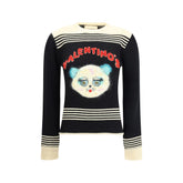 Valentino Multicolor Fleece Wool Sweatshirt
