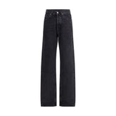 Saint Laurent Black Cotton Slim Fit Jeans
