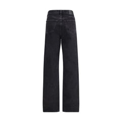 Saint Laurent Black Cotton Slim Fit Jeans