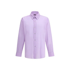 Tom Ford Purple Cotton Dress Shirt