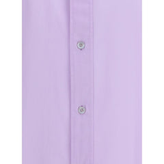Tom Ford Purple Cotton Dress Shirt