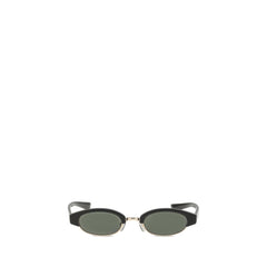 Alexander McQueen Black Acetate Sunglasses