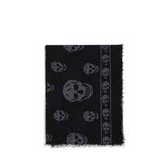Alexander McQueen Black Modal Scarf