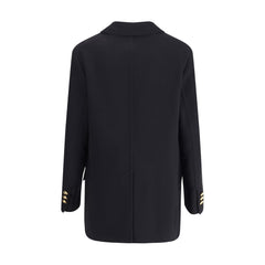 Versace Black Cashmere Coat