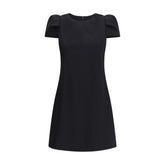 Alexander McQueen Black Wool Casual Dress