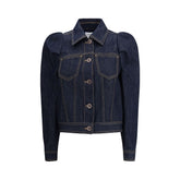 Alexander McQueen Blue Cotton Denim Jacket