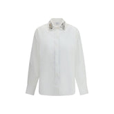 Alexander McQueen White Cotton Dress Shirt