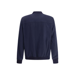 Brunello Cucinelli Blue Cashmere Bomber