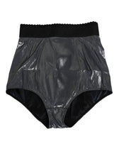 Dolce & Gabbana Gray Silk Stretch Slip Girdle Panty Underwear