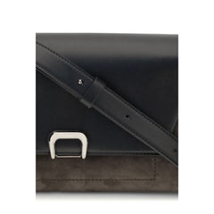 Brunello Cucinelli Black Leather Shoulder Bag