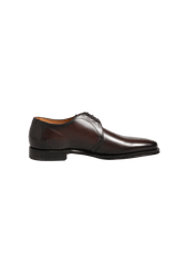 Dolce & Gabbana Brown Leather Lace Up Dress Men Derby Shoes