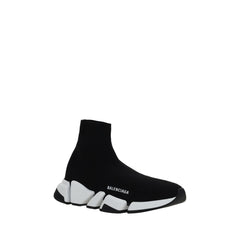 Balenciaga Black Polyester Athletic Sneakers