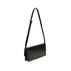 Tom Ford Black Calf Leather Bos Taurus Shoulder Bag