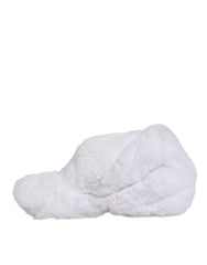 Dolce & Gabbana White Modacrylic Rapper Men Baseball Capello Hat