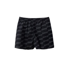 Balenciaga Black Cotton Bermuda Shorts