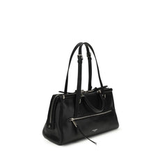 Dolce & Gabbana Black Calf Leather Bos Taurus Shoulder Bag