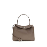 Balenciaga Gray Calf Leather Bos Taurus Shoulder Bag