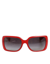 Dolce & Gabbana DG6093 Red Rectangular Grey Graduated Lenses Sunglasses