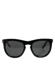 Dolce & Gabbana DG4281 Black Round Frame Full Rim Eyewear Sunglasses