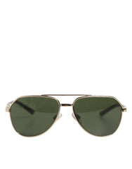 Dolce & Gabbana DG2125 Silver Frame Aviator Shades Eyewear Sunglasses Children