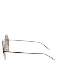 Dolce & Gabbana DG2215K Silver Metal Round Shades Eyewear Sunglasses