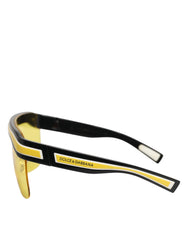 Dolce & Gabbana DG6162 Shield Black Yellow White Polyamide Sunglasses