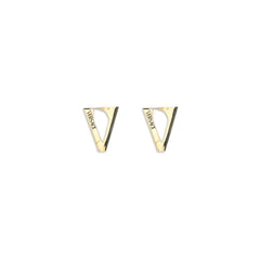 Versace Gold Metal Earrings