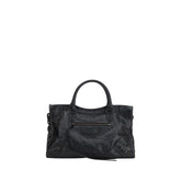 Balenciaga Black Calf Leather Bos Taurus Shoulder Bag
