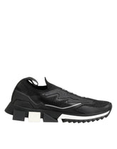 Dolce & Gabbana Black SORRENTO Sport Stretch Sneakers Shoes