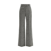Valentino Gray Wool Casual Pants