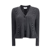 Alexander McQueen Gray Wool Cardigan