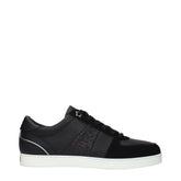 Jimmy Choo Black Leather Low Top Sneakers