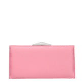 Jimmy Choo Pink Satin Clutch Bag