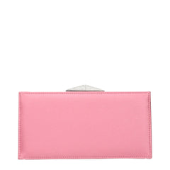 Jimmy Choo Pink Satin Clutch Bag