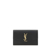 Saint Laurent Black Calf Leather Bos Taurus Shoulder Bag