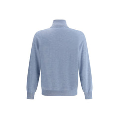 Brunello Cucinelli Blue Cashmere Sweater