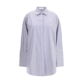 The Row Blue Cotton Dress Shirt