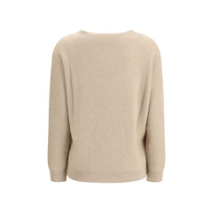 Brunello Cucinelli Beige Cashmere Cashmere Sweater