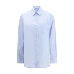 The Row Blue Cotton Shirt